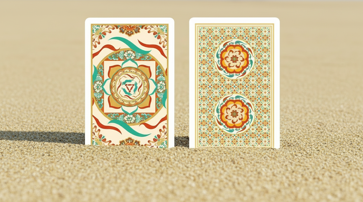 Nine-Colored Deer Playing Cards by DUNHUANG Impression