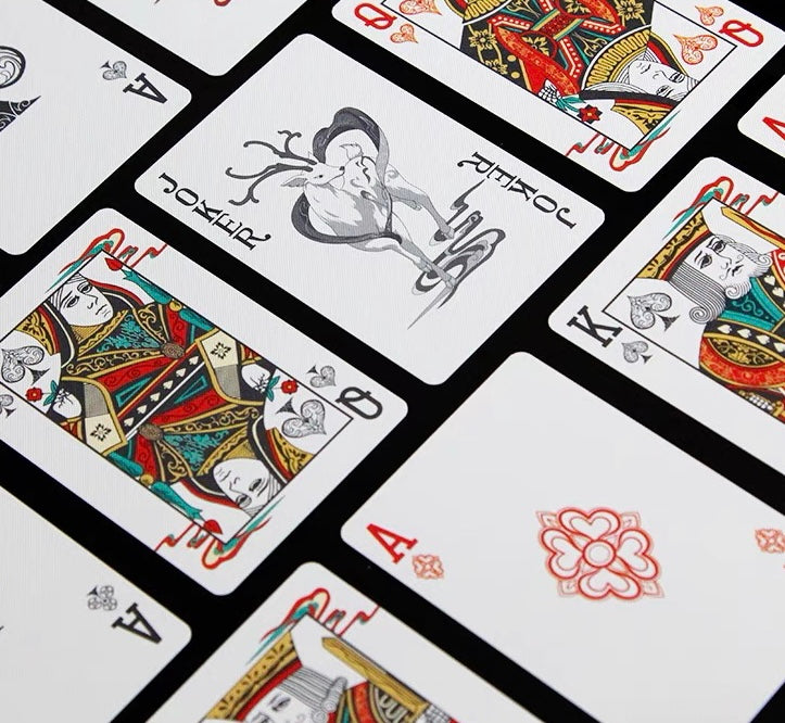 Nine-Colored Deer Playing Cards by DUNHUANG Impression
