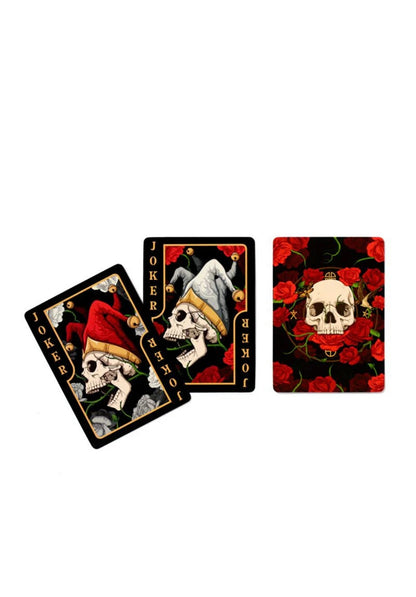 Skulls and Roses Playing Cards