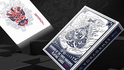Warriors Of Three Kingdoms (Blue) Playing Cards by YOKAGAME
