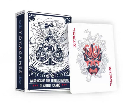 Warriors Of Three Kingdoms (Blue) Playing Cards by YOKAGAME