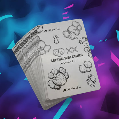 Kaws Seeing / Watching (White Edition) Playing Cards
