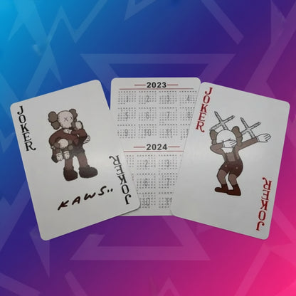 Kaws Seeing / Watching (White Edition) Playing Cards