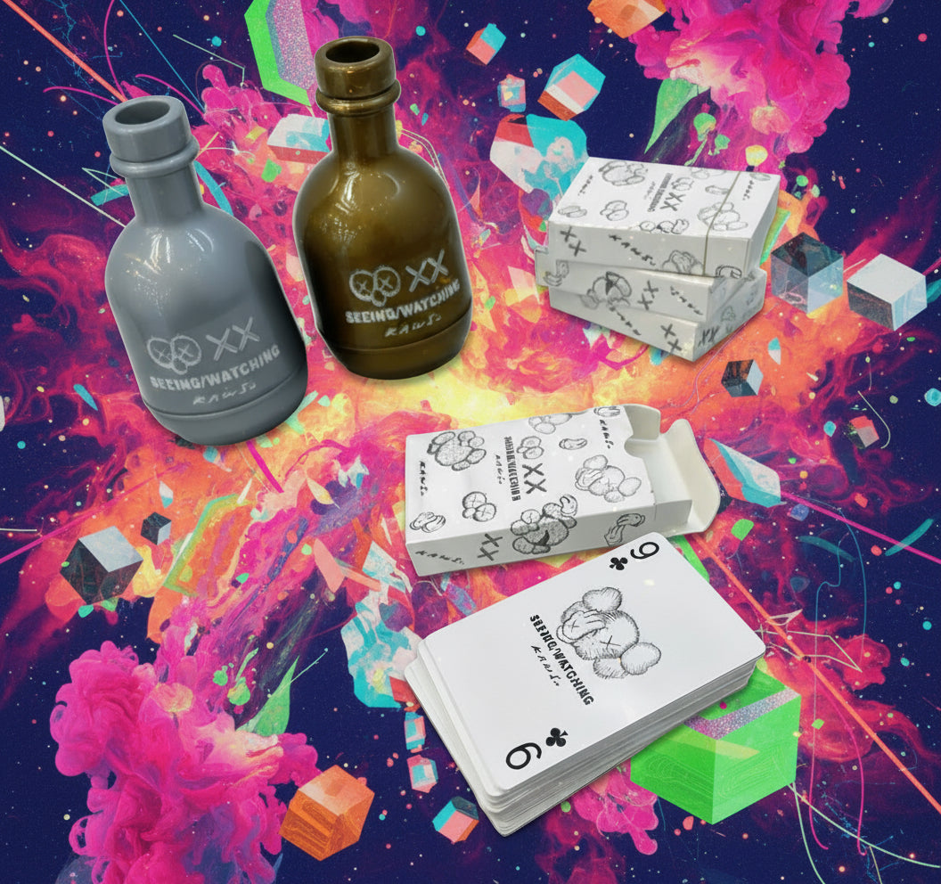 Kaws Seeing / Watching (White Edition) Playing Cards