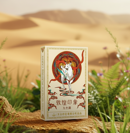 Nine-Colored Deer Playing Cards by DUNHUANG Impression
