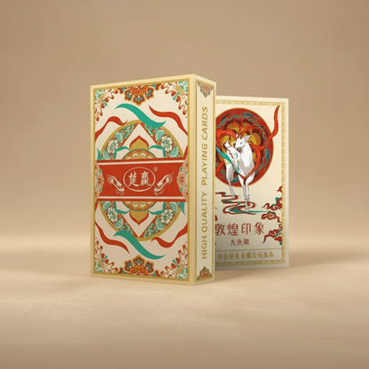 Nine-Colored Deer Playing Cards by DUNHUANG Impression