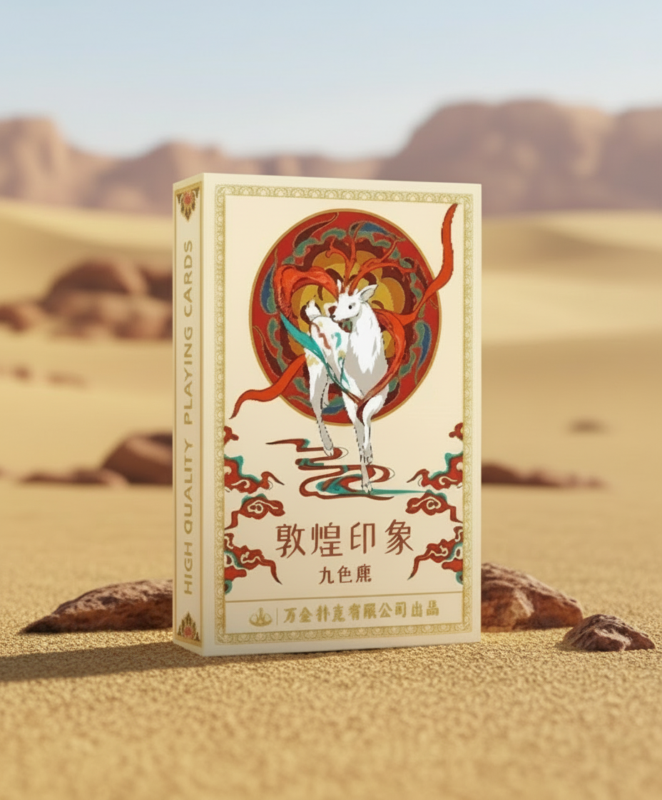Nine-Colored Deer Playing Cards by DUNHUANG Impression