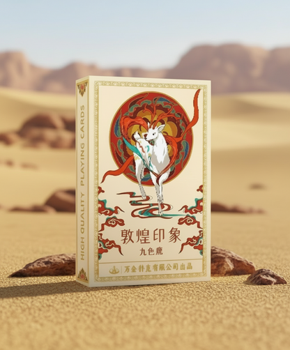 Nine-Colored Deer Playing Cards by DUNHUANG Impression