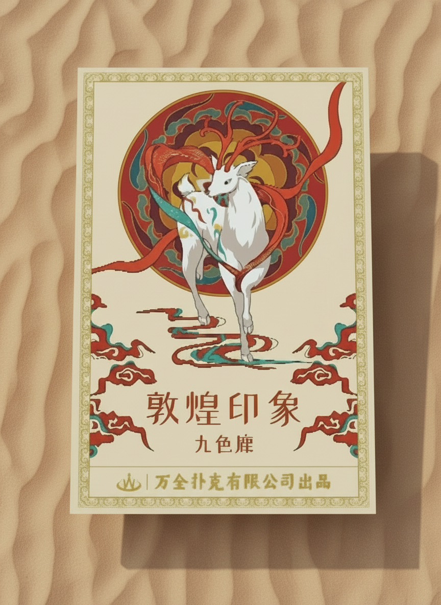 Nine-Colored Deer Playing Cards by DUNHUANG Impression