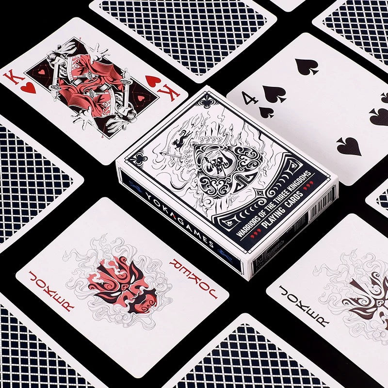 Warriors Of Three Kingdoms (Blue) Playing Cards by YOKAGAME
