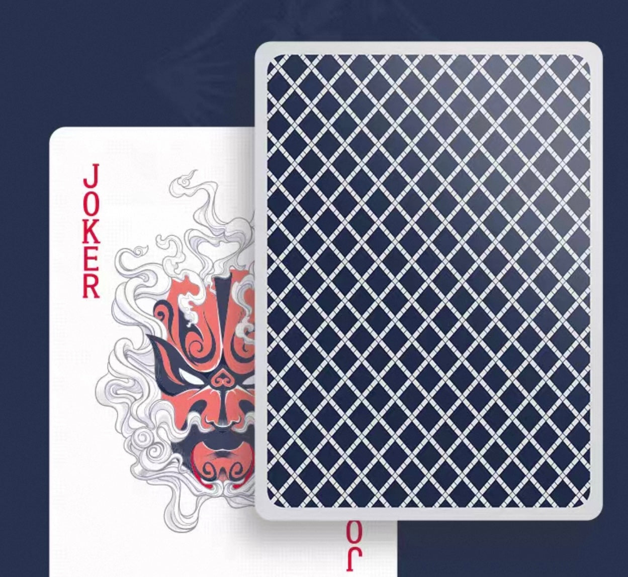 Warriors Of Three Kingdoms (Blue) Playing Cards by YOKAGAME