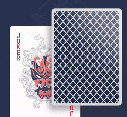 Warriors Of Three Kingdoms (Blue) Playing Cards by YOKAGAME