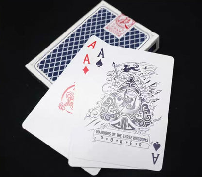 Warriors Of Three Kingdoms (Blue) Playing Cards by YOKAGAME
