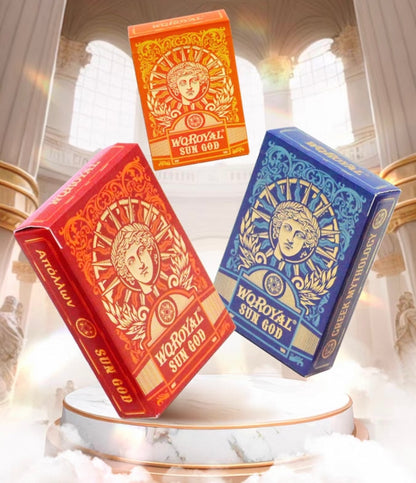 Sun God Greek Mythology Themed Orange Edition Playing Cards