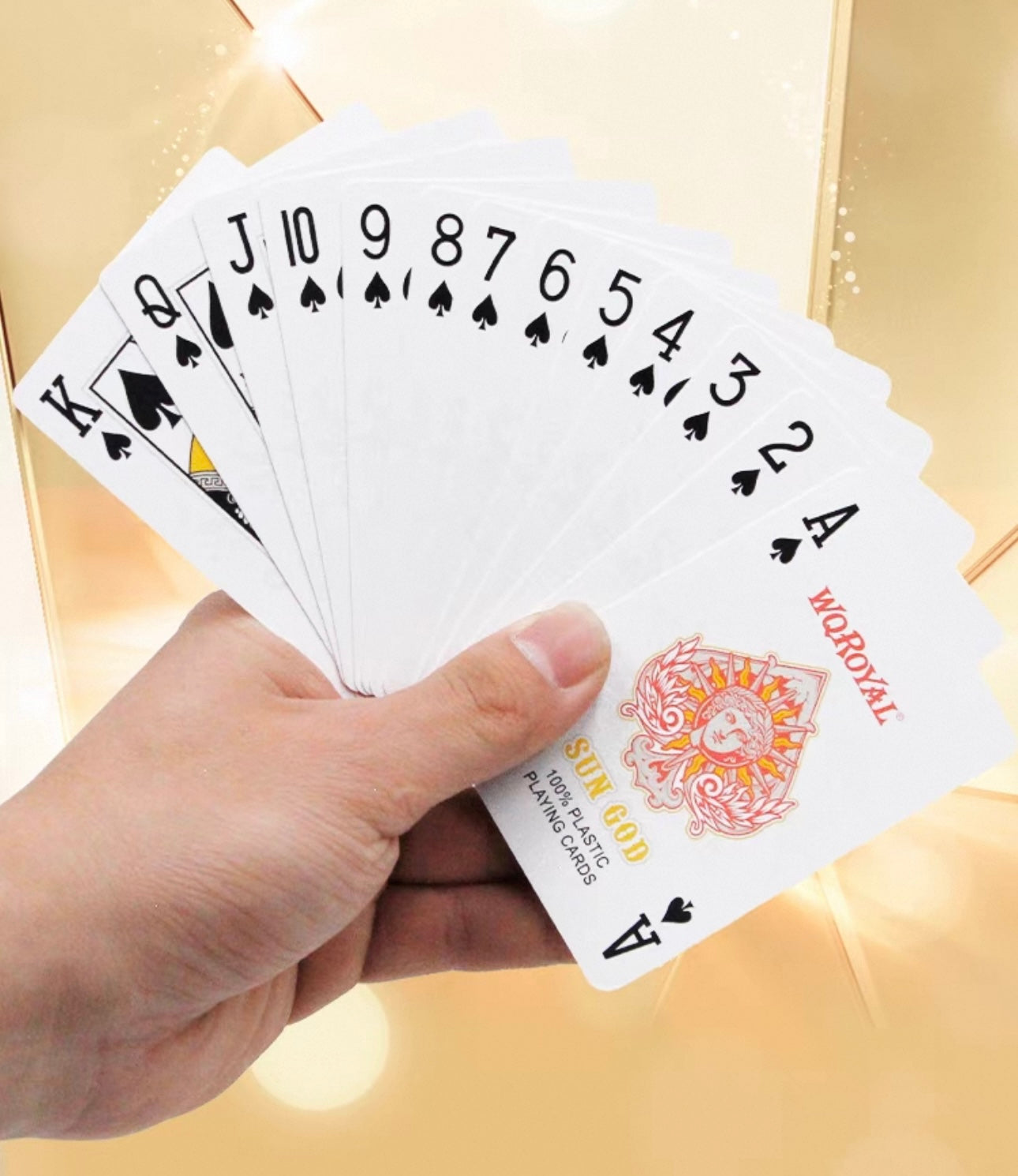 Sun God Greek Mythology Themed Orange Edition Playing Cards