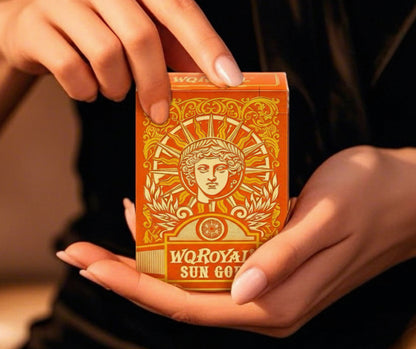 Sun God Greek Mythology Themed Orange Edition Playing Cards