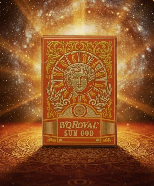 Sun God Greek Mythology Themed Orange Edition Playing Cards