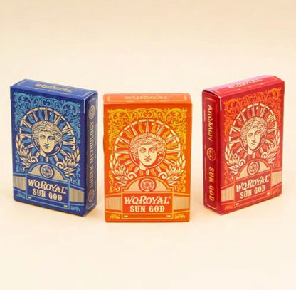 Sun God Greek Mythology Themed Red Edition Playing Cards