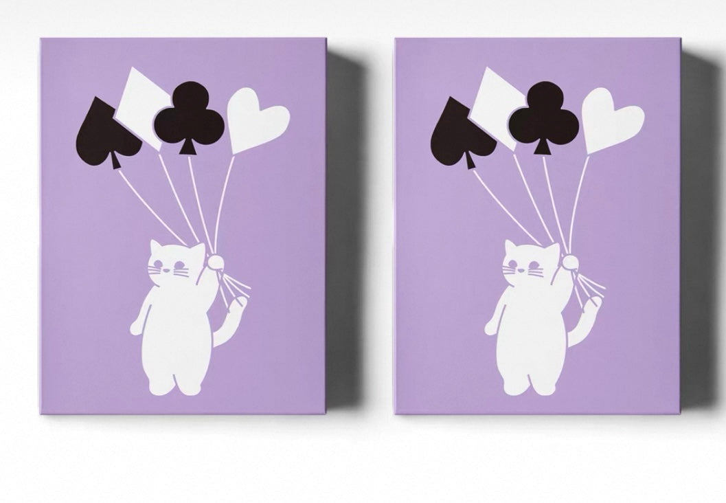 Kitten Diary - Kitten Purple Edition Playing Cards