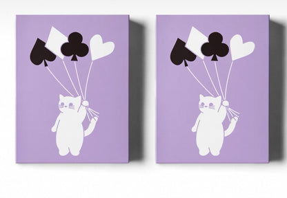 Kitten Diary - Kitten Purple Edition Playing Cards