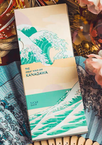 The Great Wave off Kanagawa V3 (Fresh Spring / Peppermint Green) Playing Cards