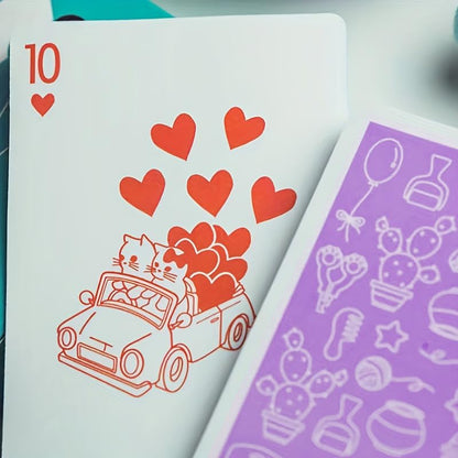 Kitten Diary - Kitten Purple Edition Playing Cards