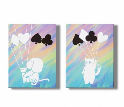 Kitten Diary - Colorful Edition Playing Cards by ACPC