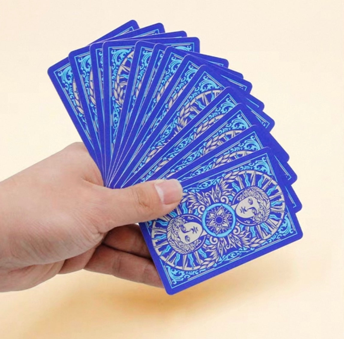 Sun God Greek Mythology Themed Blue Edition Playing Cards