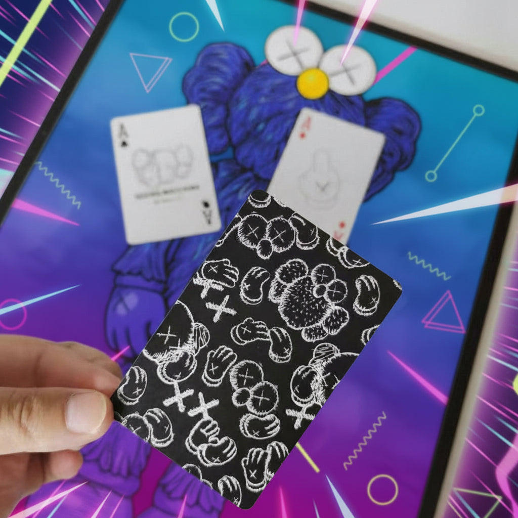Kaws Seeing / Watching (Black Edition) Playing Cards