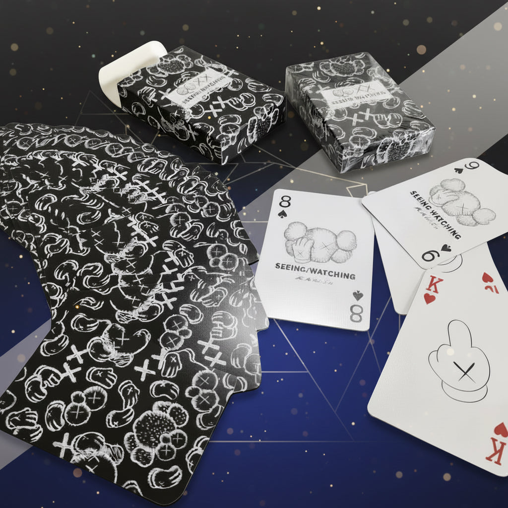 Kaws Seeing / Watching (Black Edition) Playing Cards