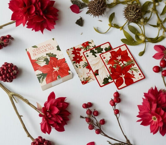 Christmas Botanicals Standard Playing Cards