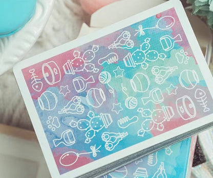 Kitten Diary - Colorful Edition Playing Cards by ACPC