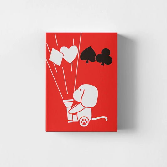 Puppy Diary - Red Limited Edition Playing Cards by ACPC