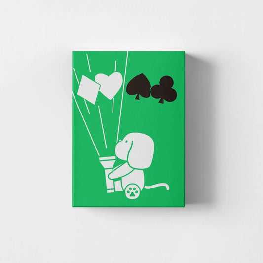 Puppy Diary - Green Limited Edition Playing Cards by ACPC