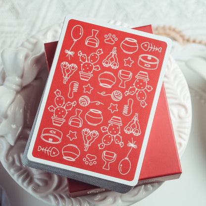 Kitten Diary - Red Limited Edition Playing Cards by ACPC