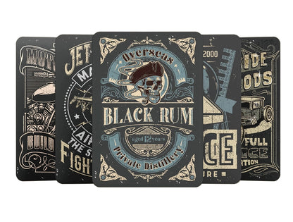 Black Rum Playing Cards