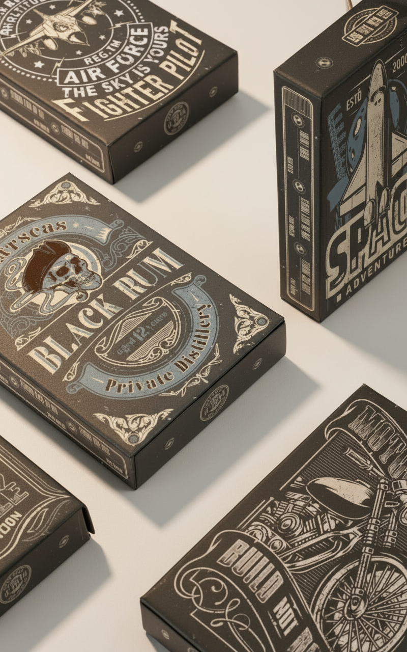 Black Rum Playing Cards