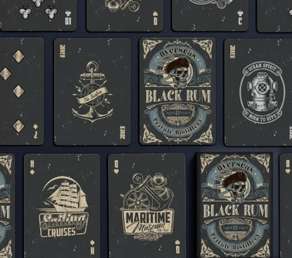 Black Rum Playing Cards