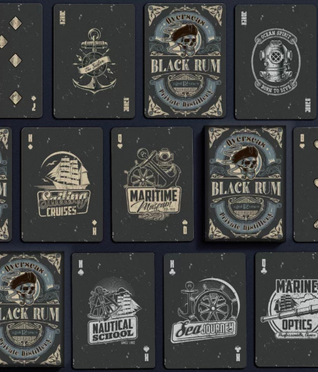 Black Rum Playing Cards