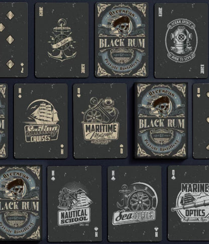 Black Rum Playing Cards