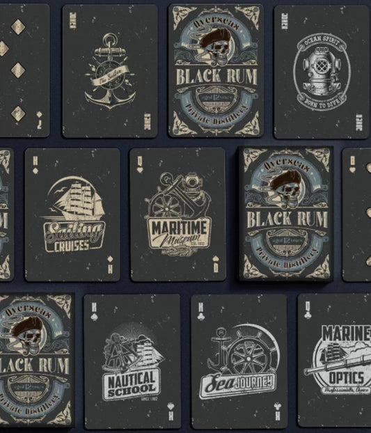 Black Rum Playing Cards