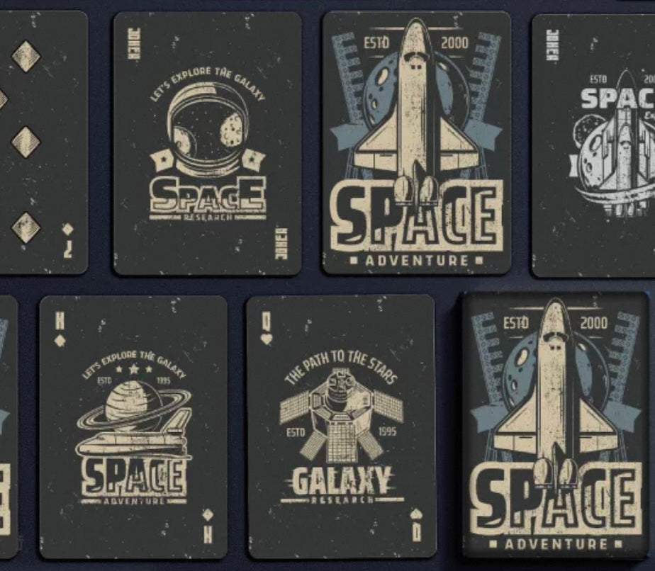 Space Adventure Playing Cards