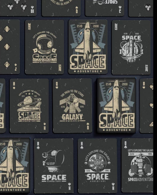 Space Adventure Playing Cards