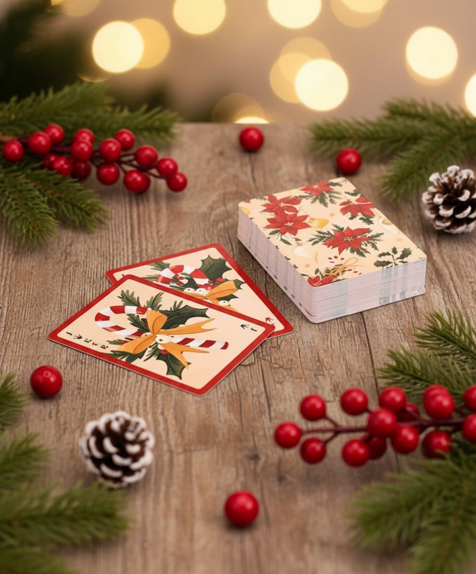 Christmas Botanicals Standard Playing Cards