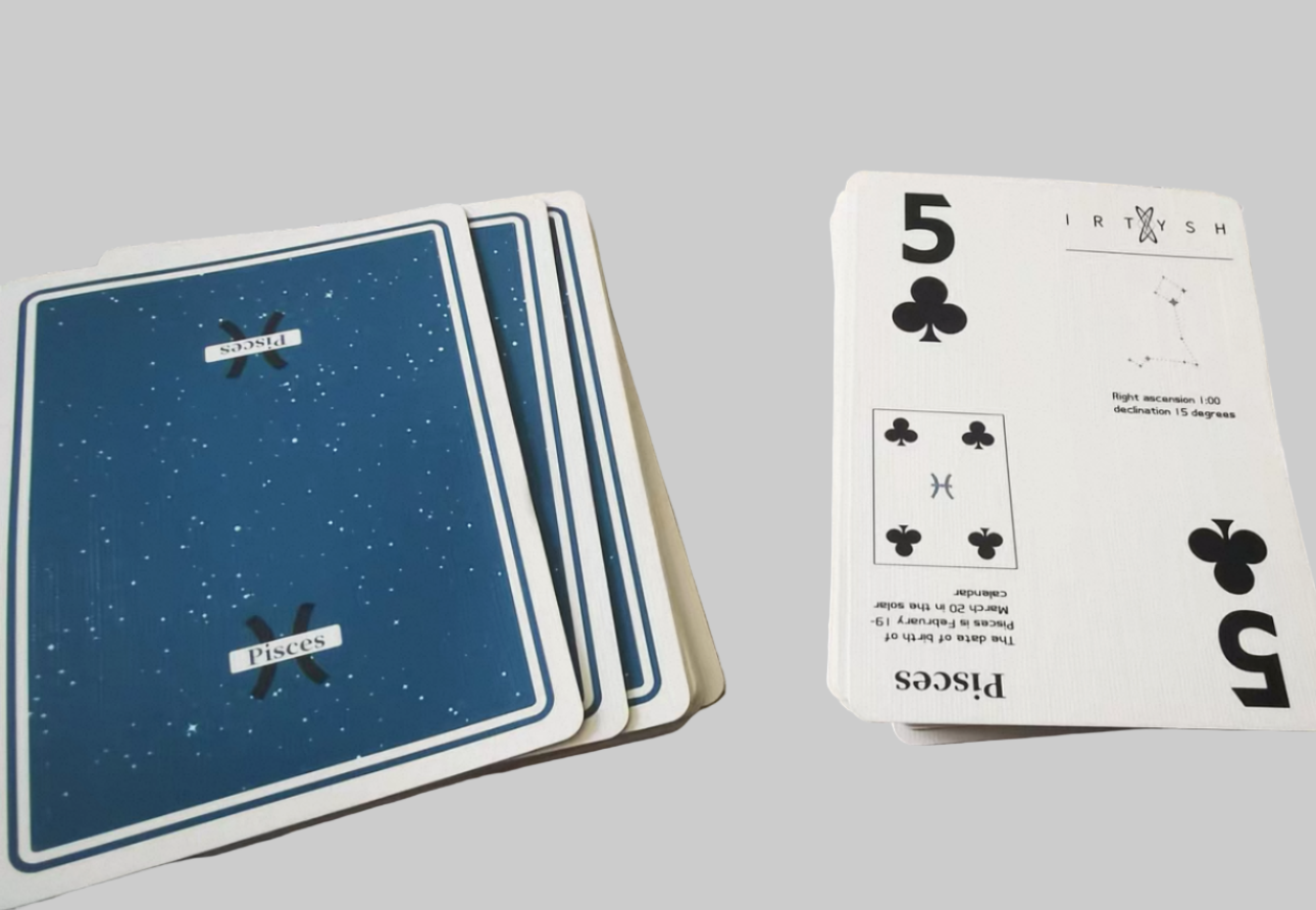 Pisces Playing Cards by WohStudio