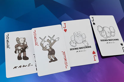 Kaws Seeing / Watching (White Edition) Playing Cards