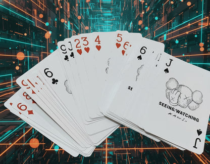 Kaws Seeing / Watching (White Edition) Playing Cards