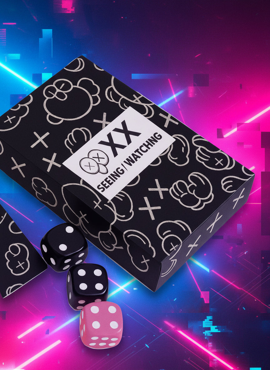 Kaws Seeing / Watching (Black Edition) Playing Cards